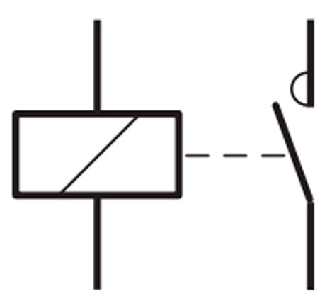 Контактор Hager 25A ESC125 (1НВ, 230В) 1м - фото №5