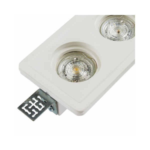 Гіпсовий точковий врізний світильник Imperium Light 406210.01.01 X-Cool GU10/GU5.3 2x50W IP20 - фото №1