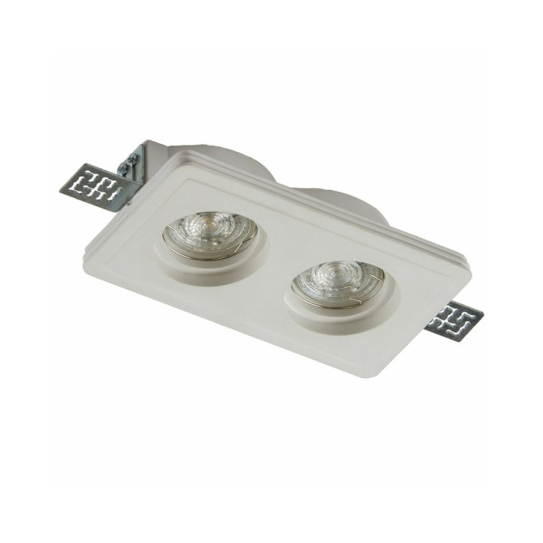 Гіпсовий точковий врізний світильник Imperium Light 406210.01.01 X-Cool GU10/GU5.3 2x50W IP20 - фото №2