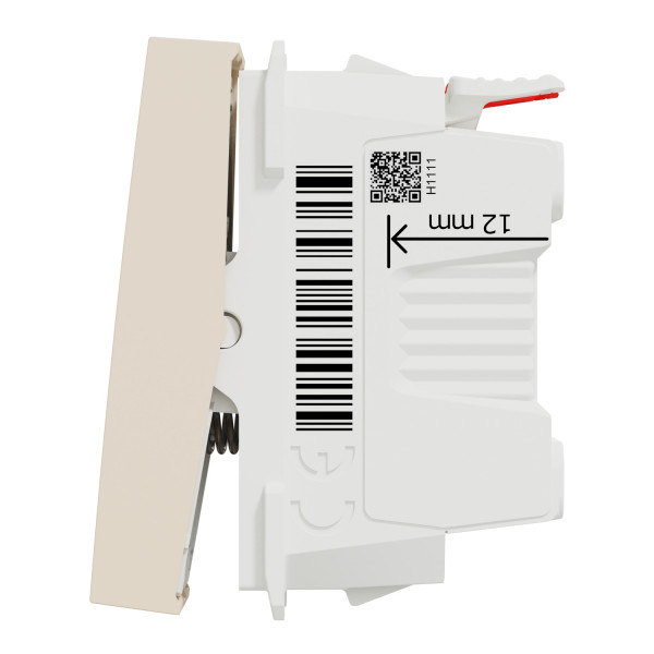Кнопка вимикача Schneider Electric Unica New NU310644 10А 1м бежева - фото №3