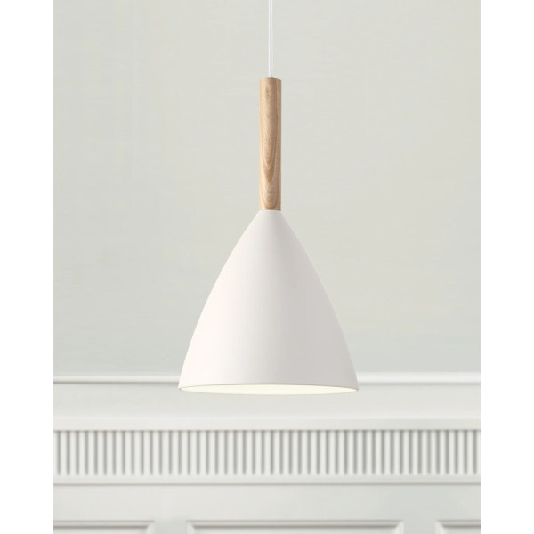 Подвесной светильник, люстра Nordlux 43293001 Pure E27 1x40W IP20 белый - фото №1