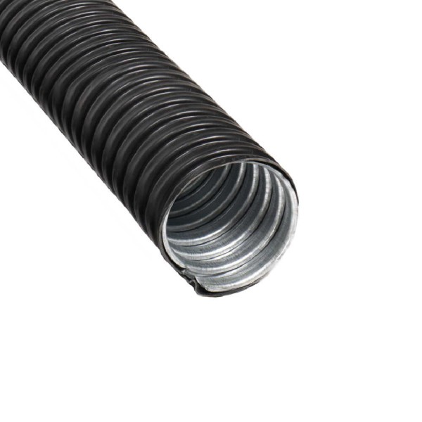 Металлорукав CКИМ с протяжкой 26 мм в ПВХ изоляции ( бухта 25м ) ( С0602005 ) - фото №1