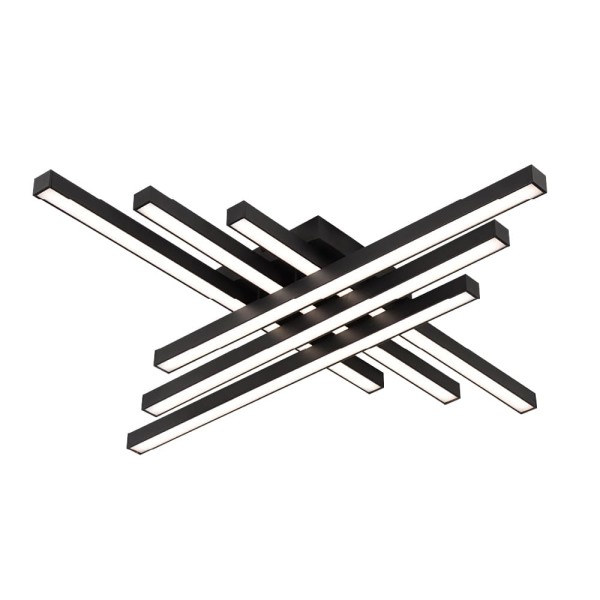 Світильник LED smart HIWAY+пульт квадрат 110W 3000-5000K IP20 чорний ( 220805 ) - фото №1