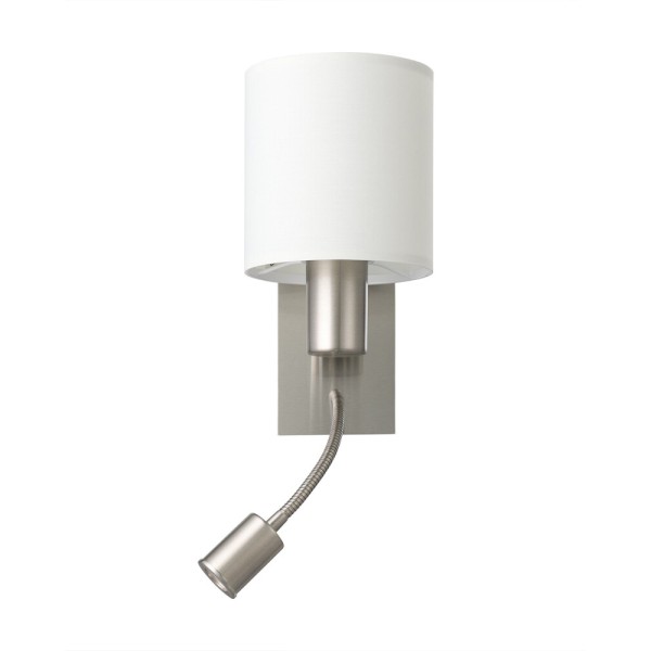 Бра, настенный светильник Eglo 96477 Pasteri E27+LED 1+1x40W+4W IP20 белый - фото №4