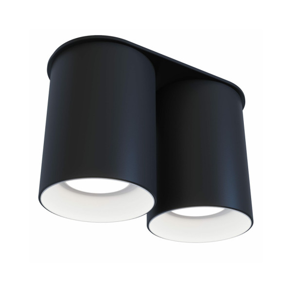 Точковий світильник Pikart 29700-4 BP_80_DUO GU10 2x60W IP20 Bl+Wh - фото №1