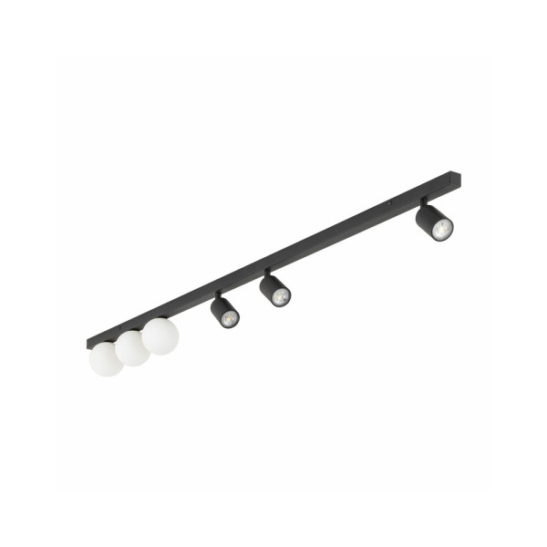 Світильник поворотний, спот TK Lighting 10003 Vox GU10+G9 6x10+6W IP20 Bk