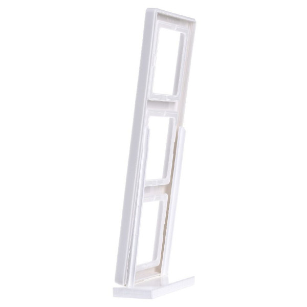 Рамка 3-местная полярная белизна Berker Q.1 - фото №3