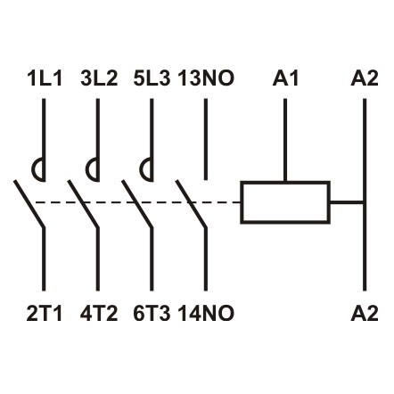 Магнитный пускатель Promfactor FC-1/6А 1NO AC400В (FC10006400) - фото №3