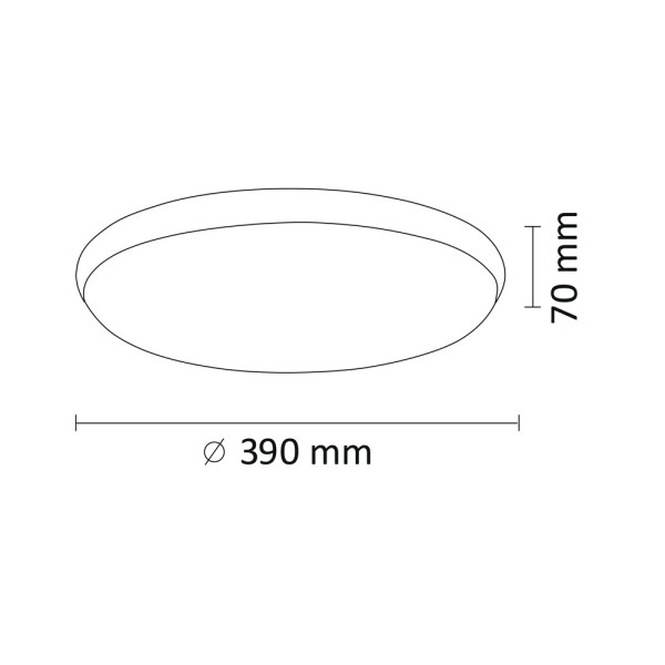 Светильник потолочный Goldlux 3314871 Kern LED 1x24W 4000K 2500Lm IP20 хром - фото №4