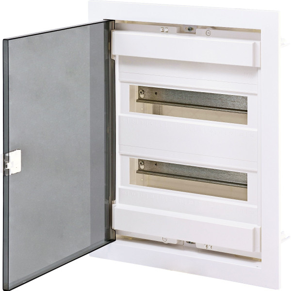 Металопластиковий електрощит ETI 001101181 ECG28 PT 24+4 М з прозорими дверцями