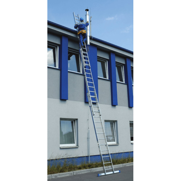 Выдвижная лестница-стремянка Elkop VHR Р 3х14 - фото №4