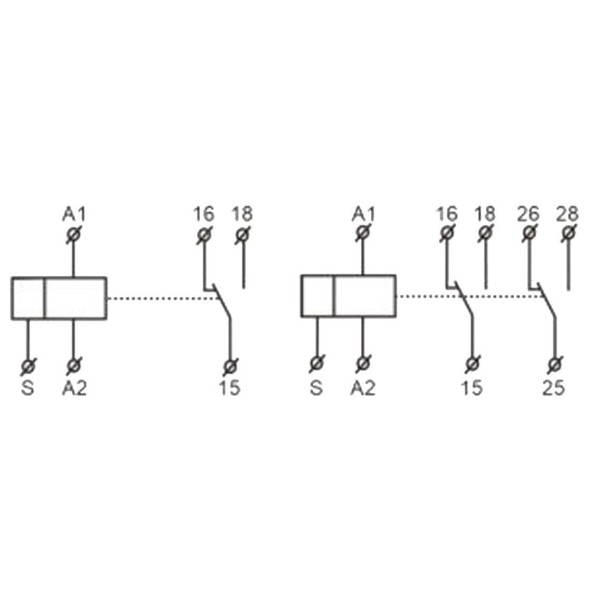 Імпульсне реле TOSUNlux TRT8-P2/A230 16А 230В АС/24B DC 2 контактні групи (6931934238495) - фото №2