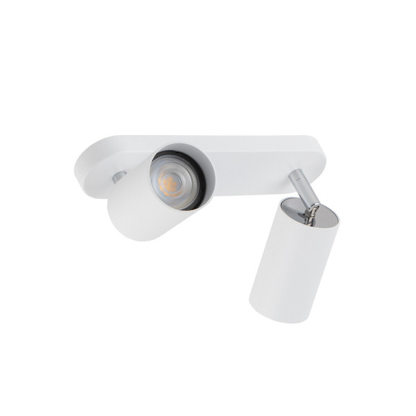 Светильник поворотный, спот Nowodvorski 6015 Eye Spot GU10 2x10W IP20 белый - фото №3