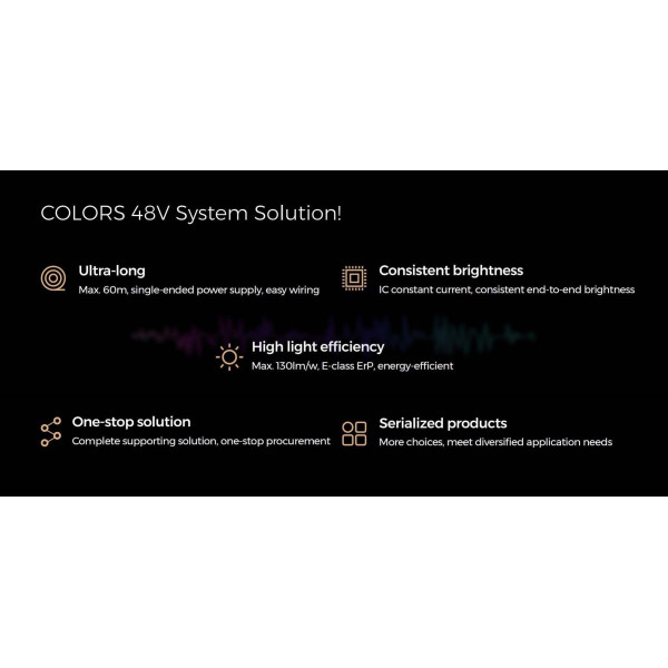 LED стрічка COLORS 80-2835-48V-IP67 5.8W 550Lm 3000K 20м (D880-48V-10mm-IP67-WW) - фото №5