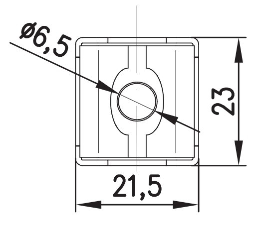 Держатель токоотводящего прута DKC ND2115 Ø8мм из нержавеющей стали - фото №1
