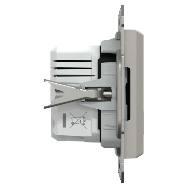 USB розетка Schneider Electric Asfora EPH2700569 тип A+C, 21Вт 3A бронза - фото №4