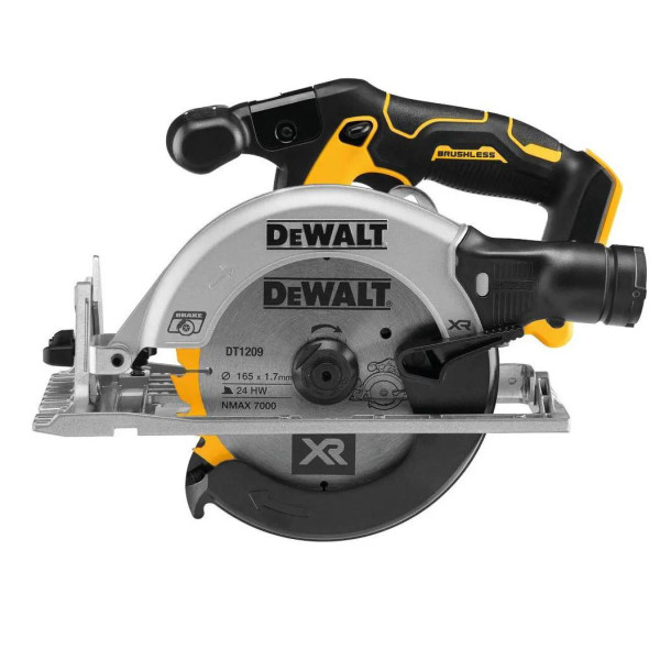 Акумуляторна дискова пила безщіткова DeWALT DCS565N XR Li-lon 18В Ø165х20мм 4950об/хв