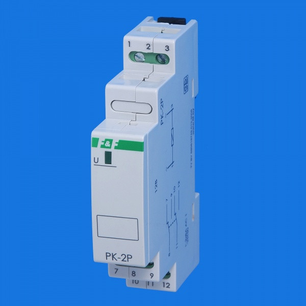 Електромагнітне реле F&F PK-2P-12V 12В 2х8 А - фото №7