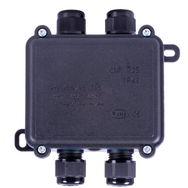 Распределительная коробка E.Next e.wdb.cnp723.4t.b с клеммником 103х96х42 мм IP68 (s071002) - фото №1