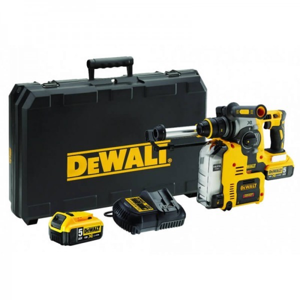 Бесщеточный аккумуляторный перфоратор DeWALT DCH275P2 SDS-Plus 18В - фото №1