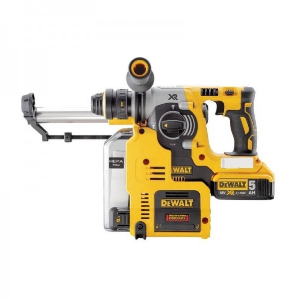 Бесщеточный аккумуляторный перфоратор DeWALT DCH275P2 SDS-Plus 18В - фото №3
