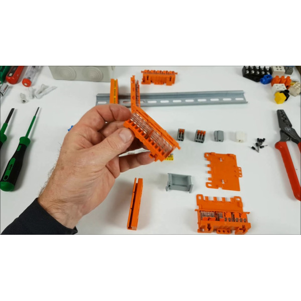 Фиксирующий держатель WAGO 221-500 (для клемм сечение 4мм²) - фото №2