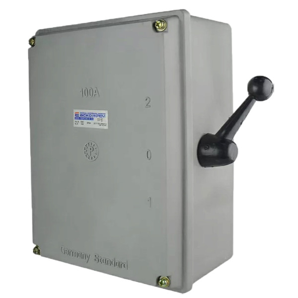 Рубильник Аско-Укрем QS5-100P/4 A0100010012 1-0-2 на 100А