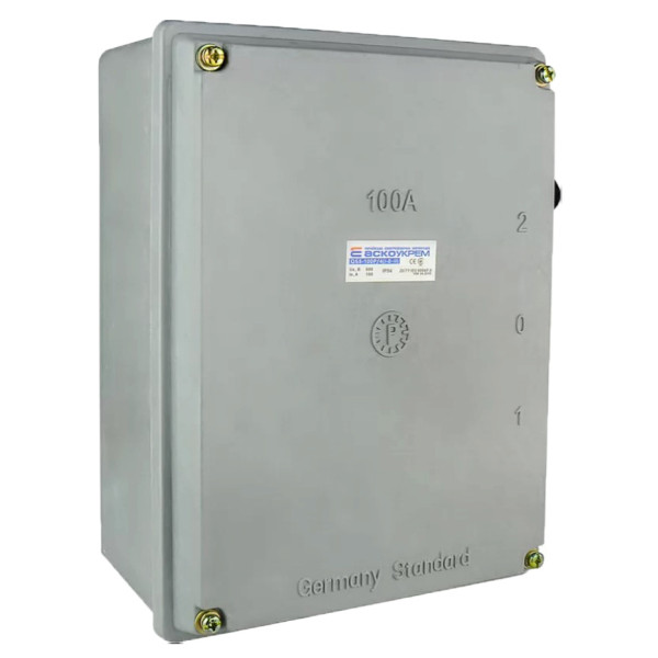 Рубильник Аско-Укрем QS5-100P/4 A0100010012 1-0-2 на 100А - фото №3