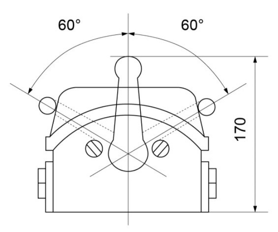 Рубильник Аско-Укрем QS5-100P/4 A0100010012 1-0-2 на 100А - фото №4