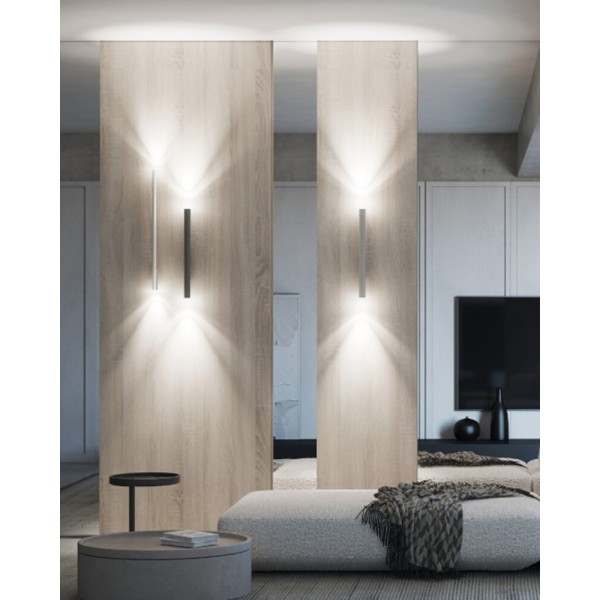 Бра, настенный светильник Nowodvorski 10893 Fourty Wall XL GU10 2x10W IP20 темно-серый - фото №3