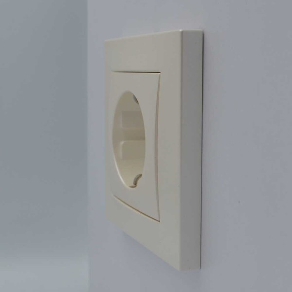 Розетка ELBI ZENA Silverline жемчужина 1-я с заземлением без рамки ( 609-012500-217 ) - фото №2