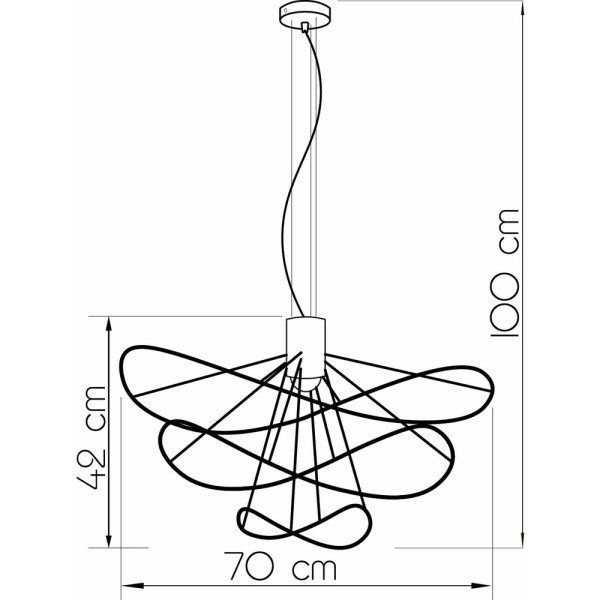 Люстра Imperium Light 580170.05.05 Mobius E27 1x60W IP20 - фото №1