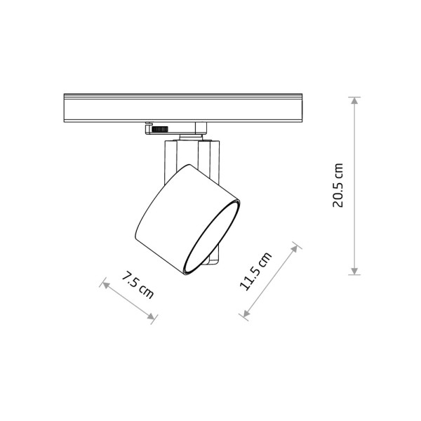 Трековий світильник Nowodvorski 8752 CTLS Nea LED 30W 4000K 2600Lm IP20 білий - фото №4