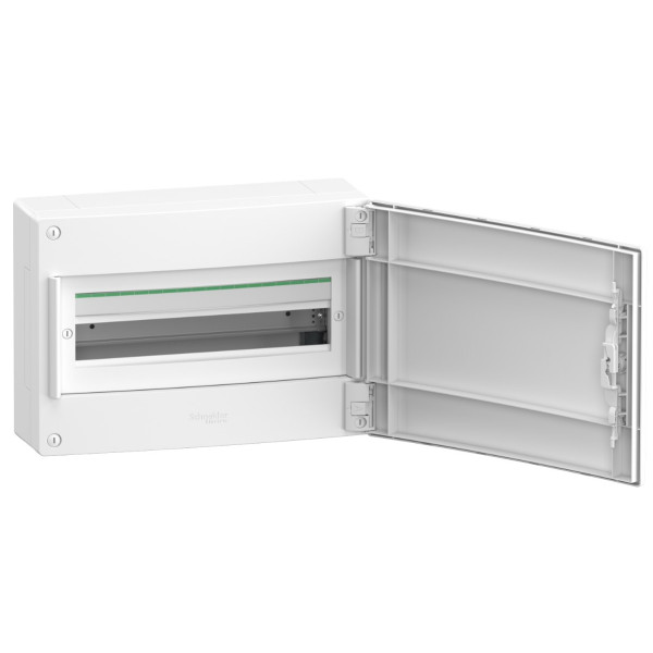 Навесной щит Schneider Electric PrismaSeT XS LVSXQ118 1 ряд 18М белые двери - фото №1