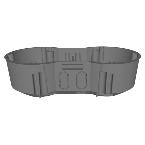 Коробка установочна подвійна Kopos 142х70х45мм - фото №5