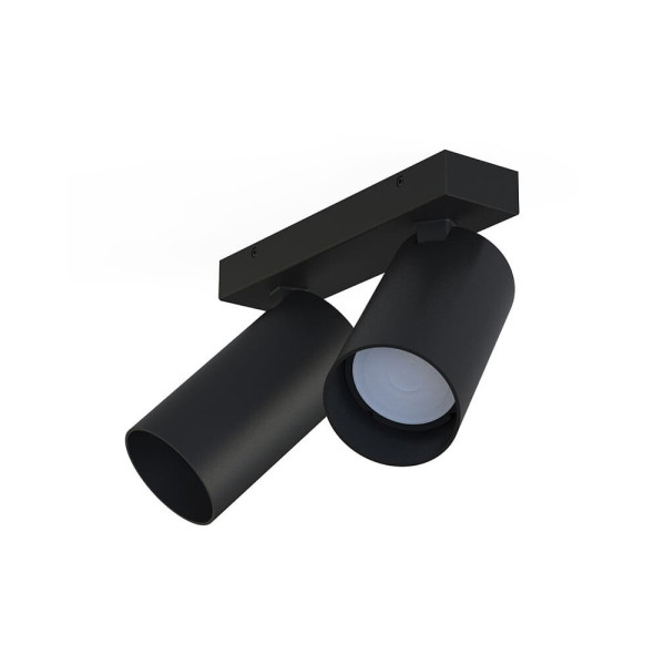 Светильник поворотный, спот Nowodvorski 7841 Mono II GU10 2x10W IP20 Черный - фото №2