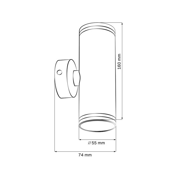 Бра, настінний світильник Goldlux 324375 Paris GU10 2x10W IP20 WH - фото №4