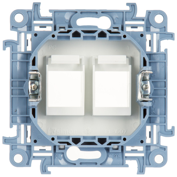 Адаптер телефонно-комп'ютерний Simon 10 біла - фото №1