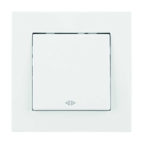 Вимикач Nilson Moda білий 1кл проміжний ( 21112010 )