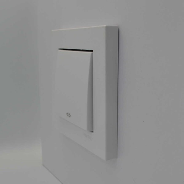 Вимикач Nilson Moda білий 1кл проміжний ( 21112010 ) - фото №2