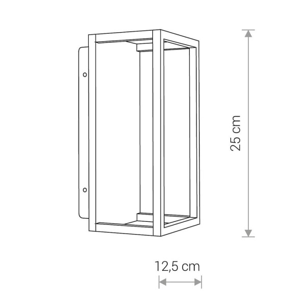 Светильник уличный Nowodvorski 38176 Symmetry LED 1x7W 3000K 212Lm IP54 Gr - фото №3