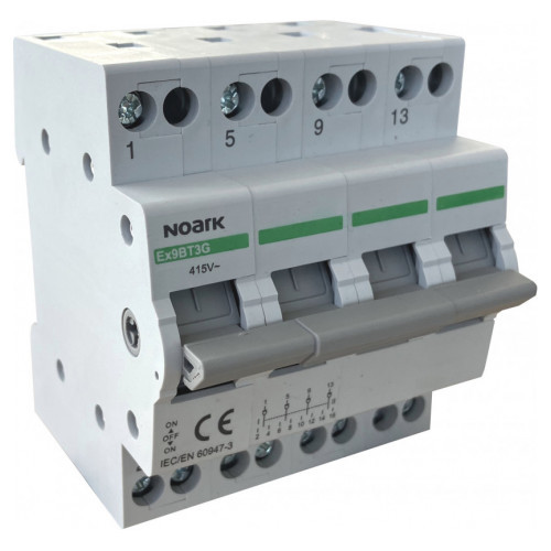 Перемикач навантаження NOARK Ex9BT3G 4CO 25A EU I-0-II (113930)