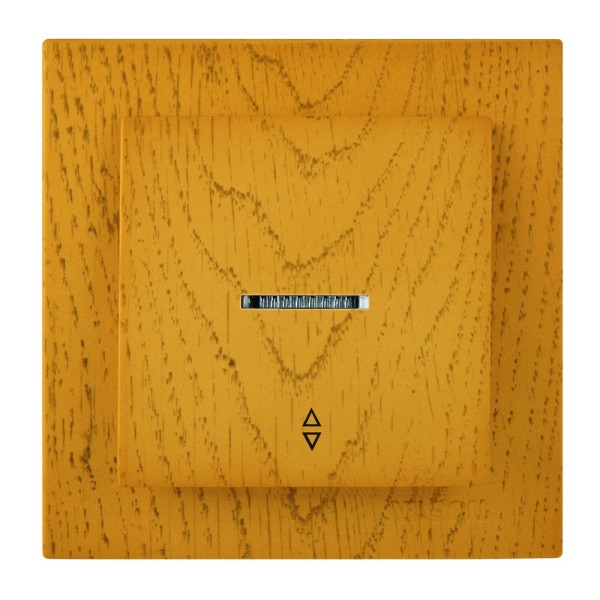 Вимикач Nilson Touran дуб 1кл прохідний з підсвіткою ( 24251008 )