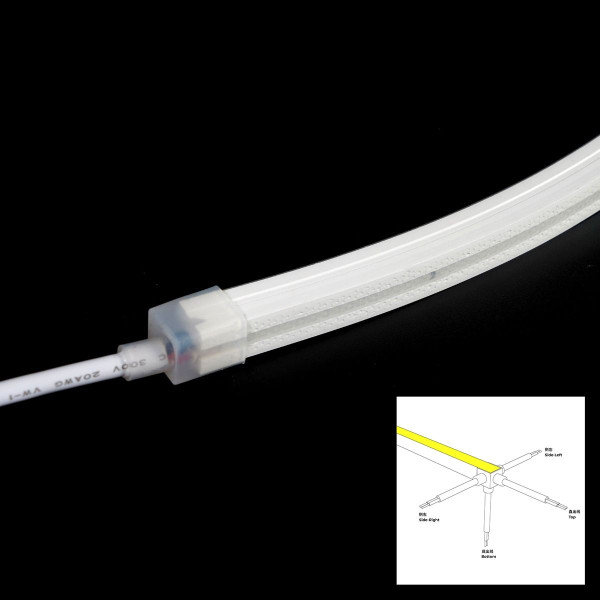 Гнучкий неон COLORS 24V-IP65 8,8W 710Lm 5500K 5м (NJT1010-DW) - фото №3