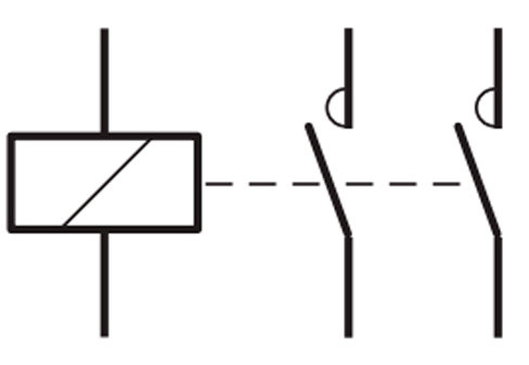 Контактор 63A ESC263 (2НО, 230В) 3м Hager - фото №4