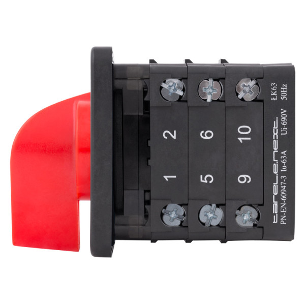 Щитовий пакетний перемикач E.Next LK63/3.323-ZP/45 3p 1-0-2 63А (8831-200) - фото №1