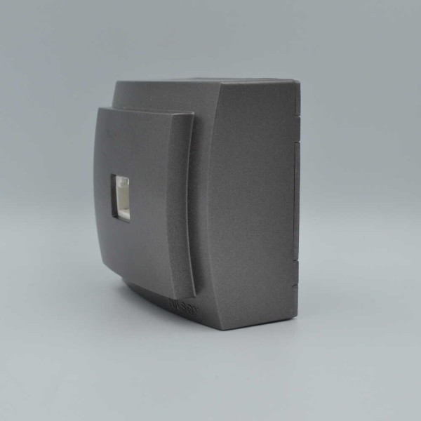 Розетка Nilson Themis антрацит комп'ютерна CAT5e RJ45 ( 26161044 ) - фото №2