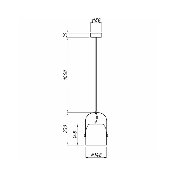 Подвесной светильник, люстра Imperium Light 755123.19.05 Veli E27 1x60W IP20 Желтый - фото №4