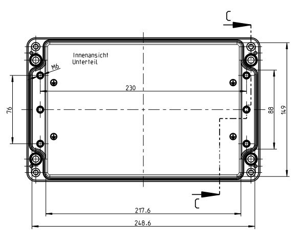 Металева монтажна коробка Spelsberg AL 2616-9 (sp15001201) IP66 - фото №2