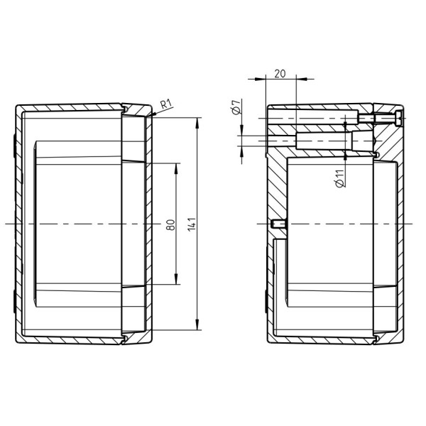 Металева монтажна коробка Spelsberg AL 2616-9 (sp15001201) IP66 - фото №5
